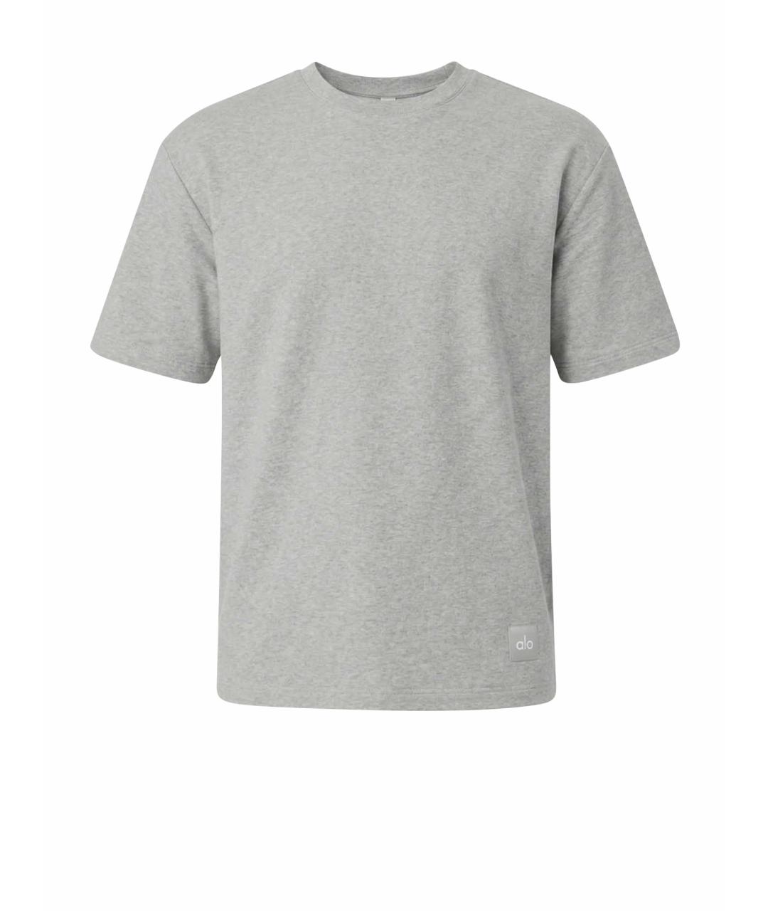 ALO YOGA Серая футболка, фото 1