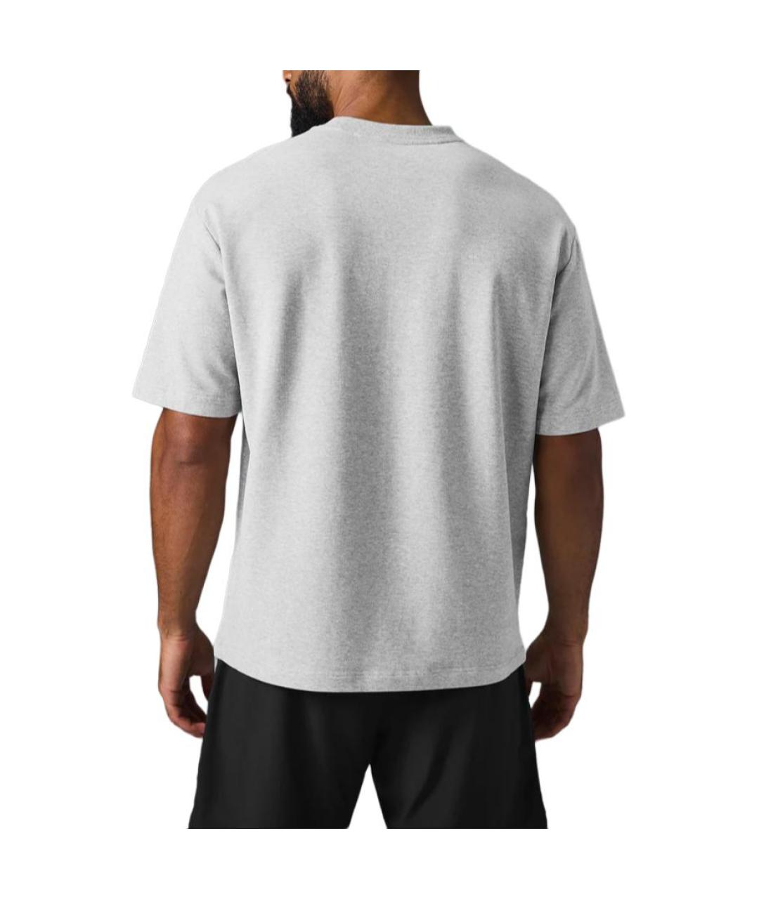 ALO YOGA Серая футболка, фото 2