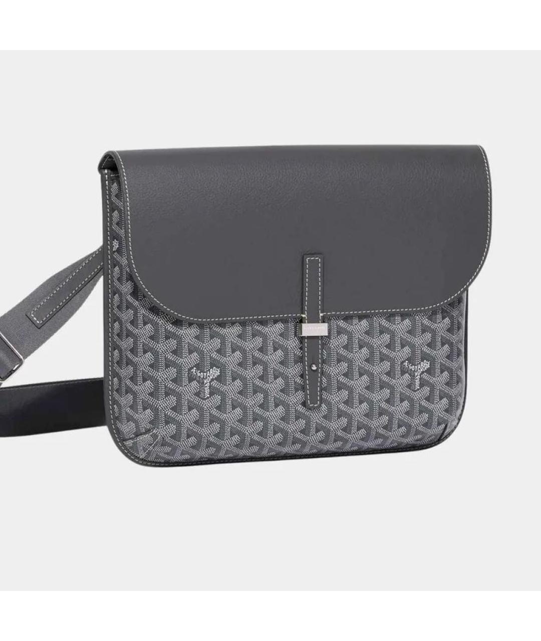 GOYARD Антрацитовая сумка на плечо, фото 5