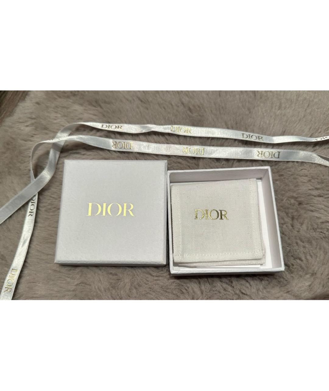 CHRISTIAN DIOR Серебряные металлические серьги, фото 6