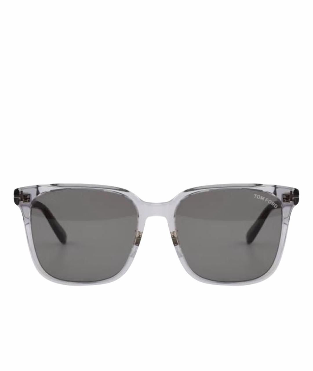 TOM FORD Антрацитовые пластиковые солнцезащитные очки, фото 1