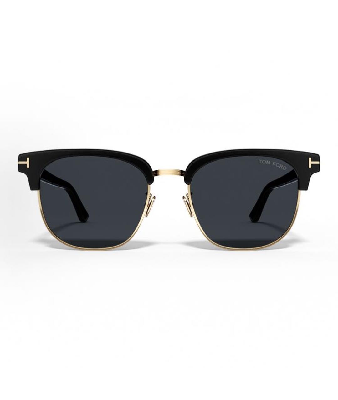 TOM FORD Черные пластиковые солнцезащитные очки, фото 2