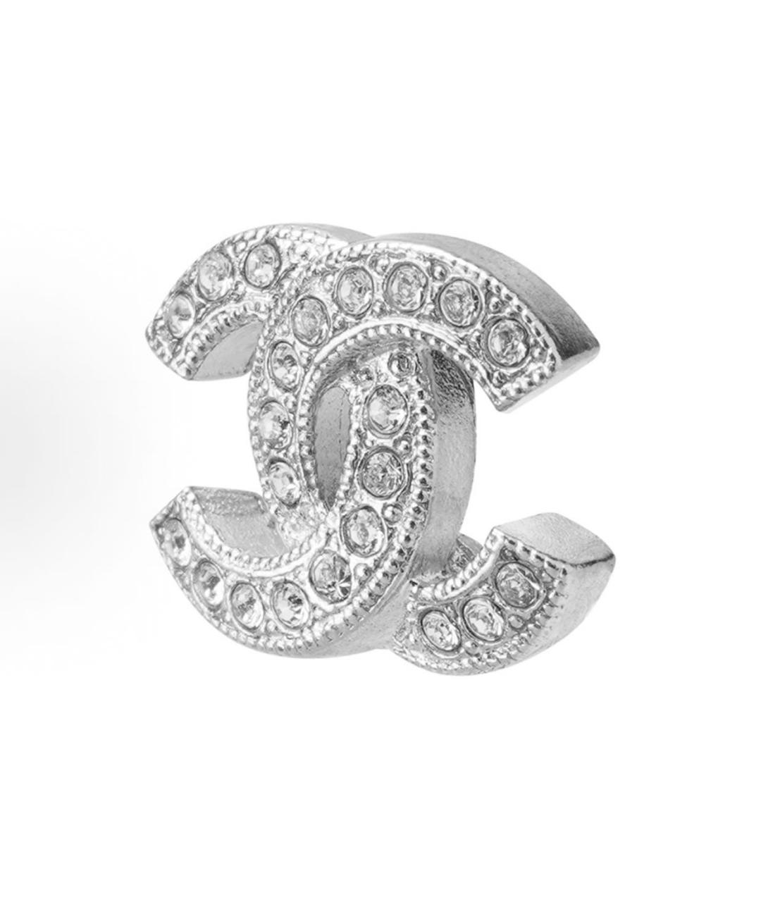 CHANEL Серебряные серьги, фото 2