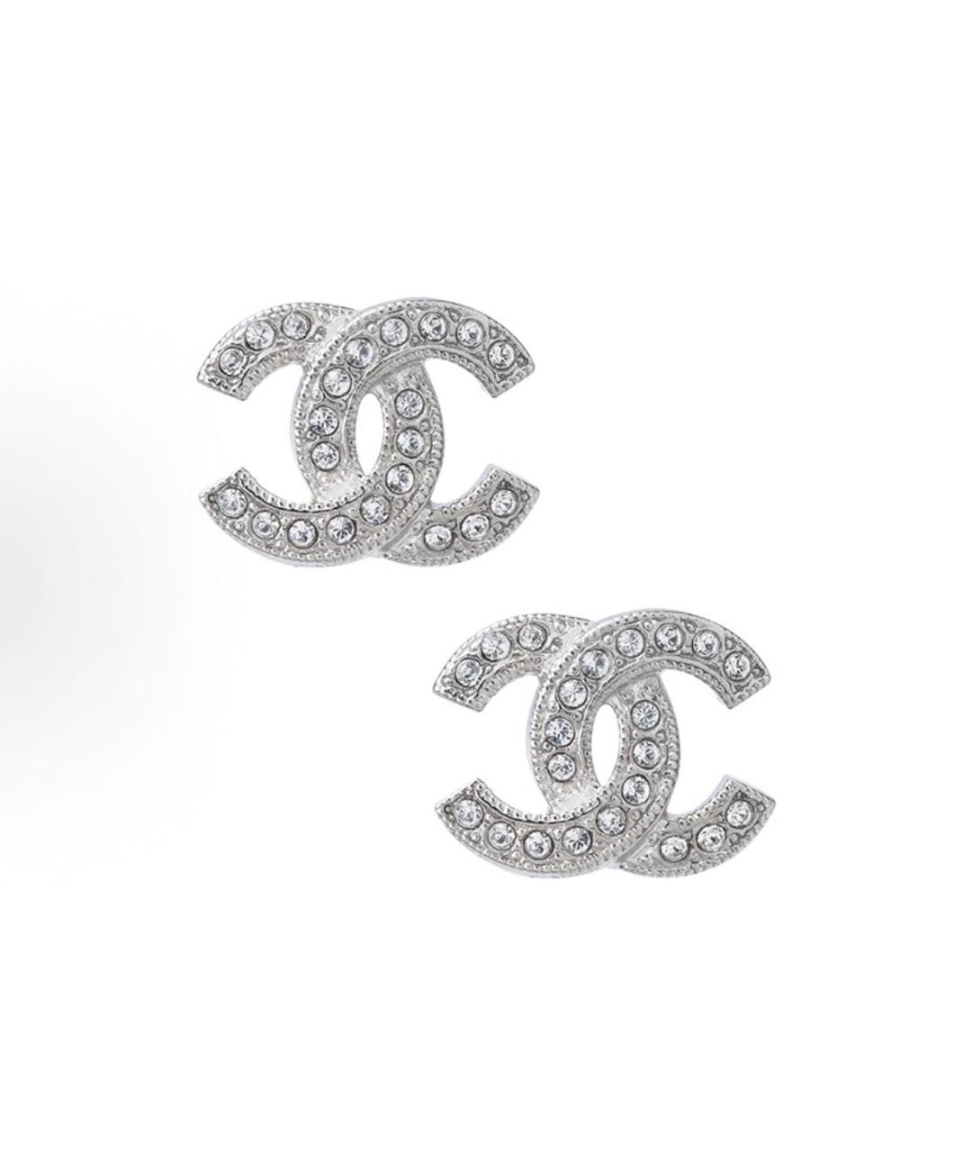 CHANEL Серебряные серьги, фото 6