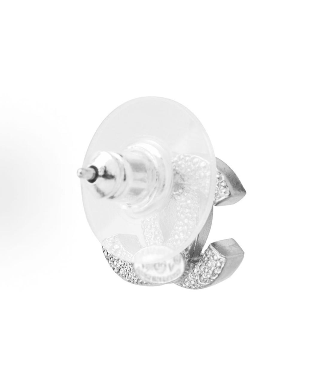 CHANEL Серебряные серьги, фото 3