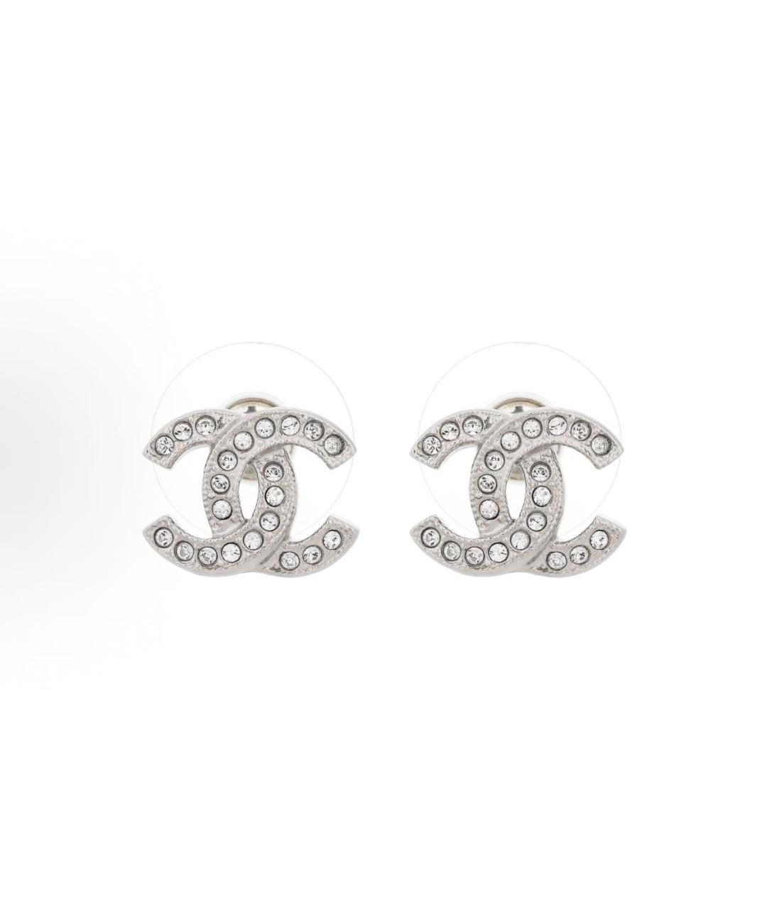 CHANEL Серебряные серьги, фото 7