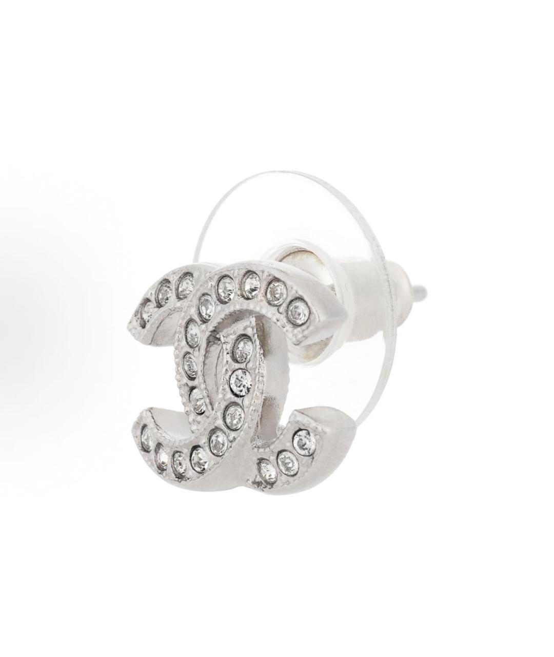 CHANEL Серебряные серьги, фото 3