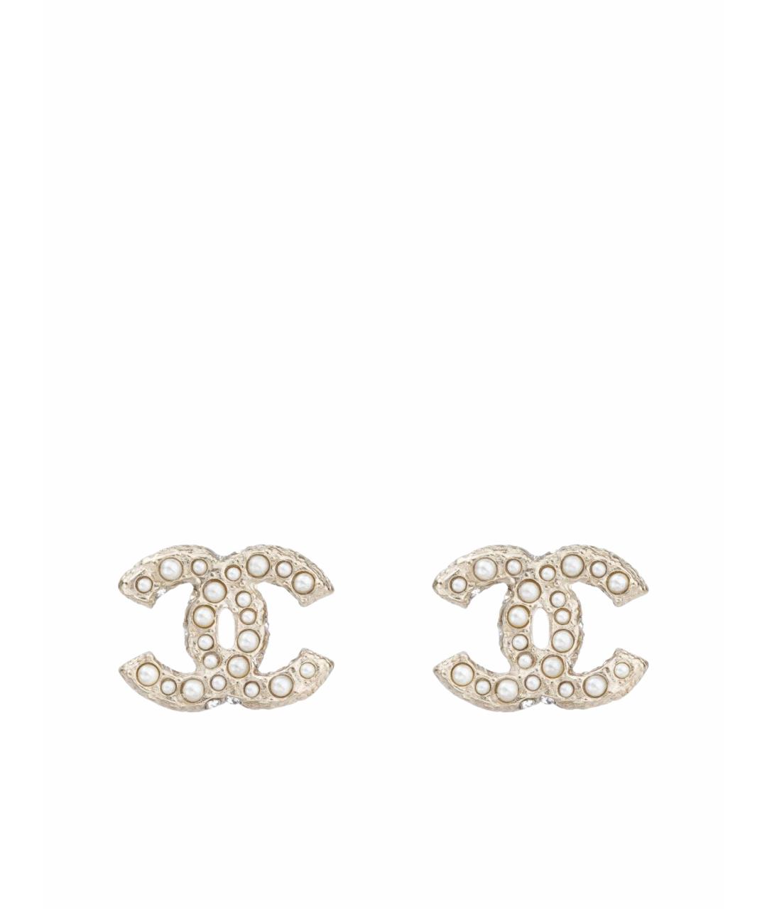 CHANEL Золотые серьги, фото 1