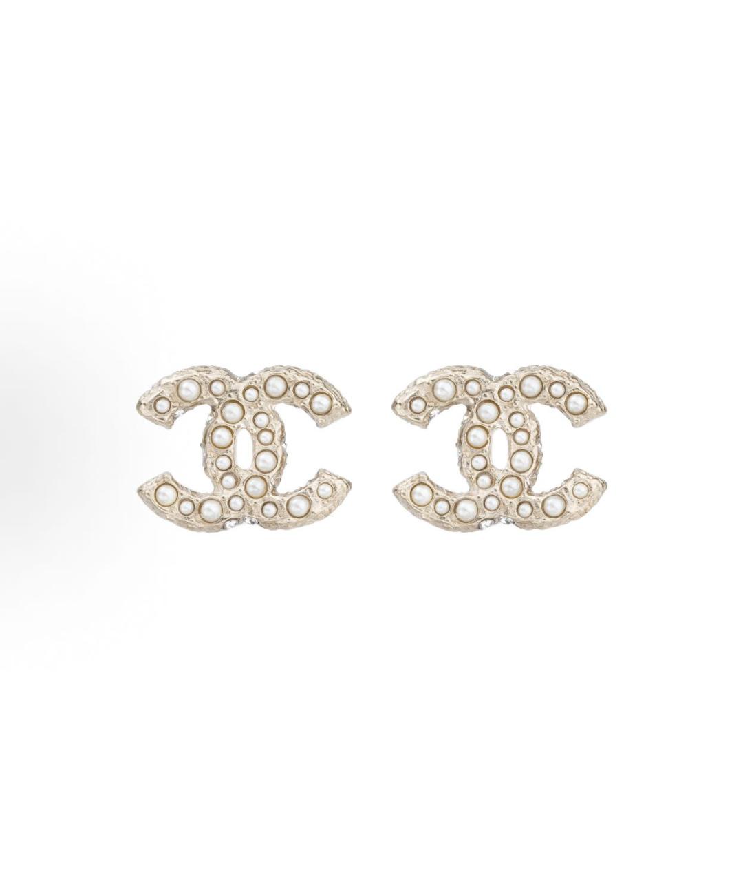 CHANEL Золотые серьги, фото 6