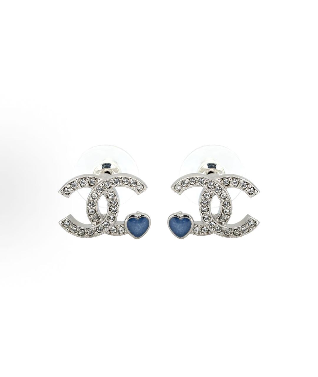 CHANEL Синие серьги, фото 5