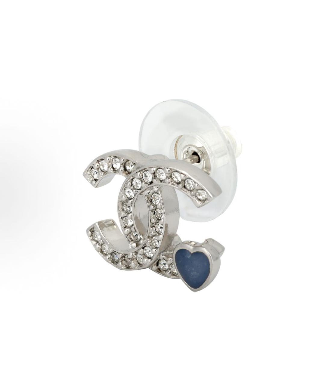 CHANEL Синие серьги, фото 3