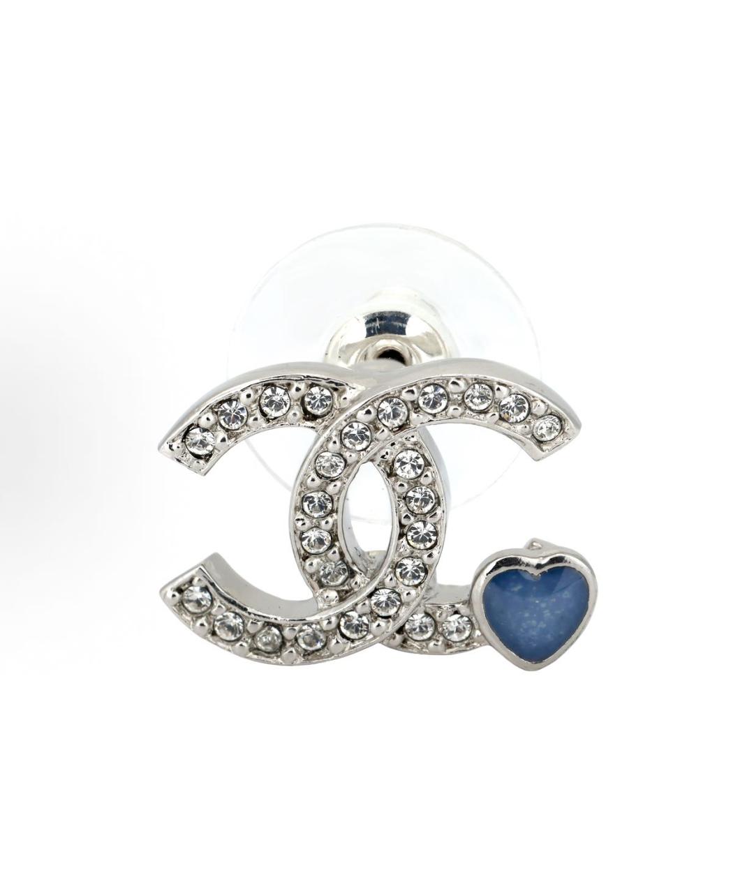 CHANEL Синие серьги, фото 2