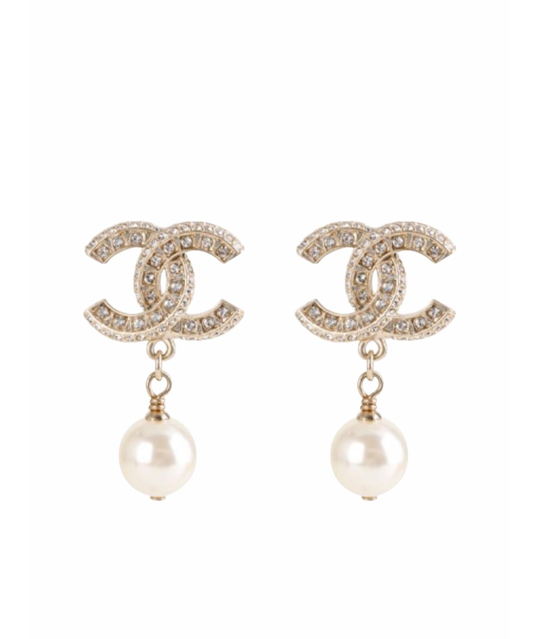 CHANEL Золотые серьги, фото 1