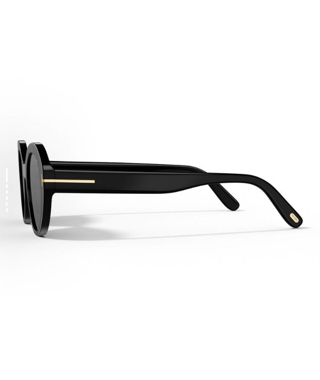 TOM FORD Черные пластиковые солнцезащитные очки, фото 4