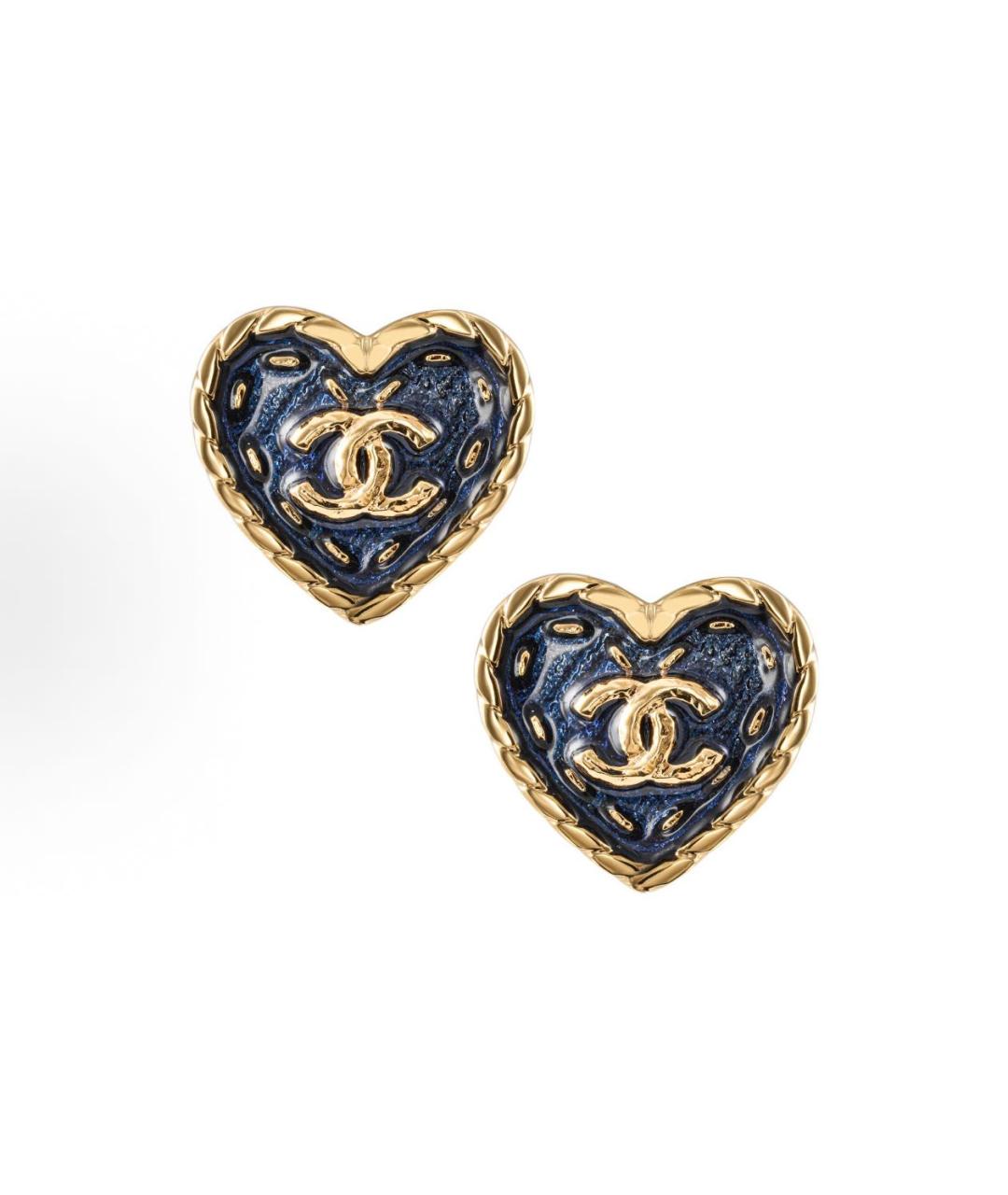 CHANEL Синие серьги, фото 5