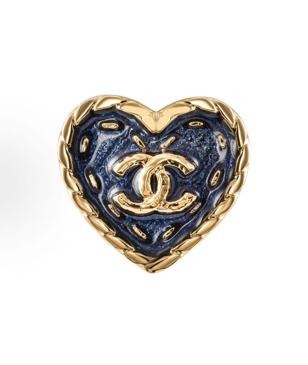 CHANEL Синие серьги, фото 2