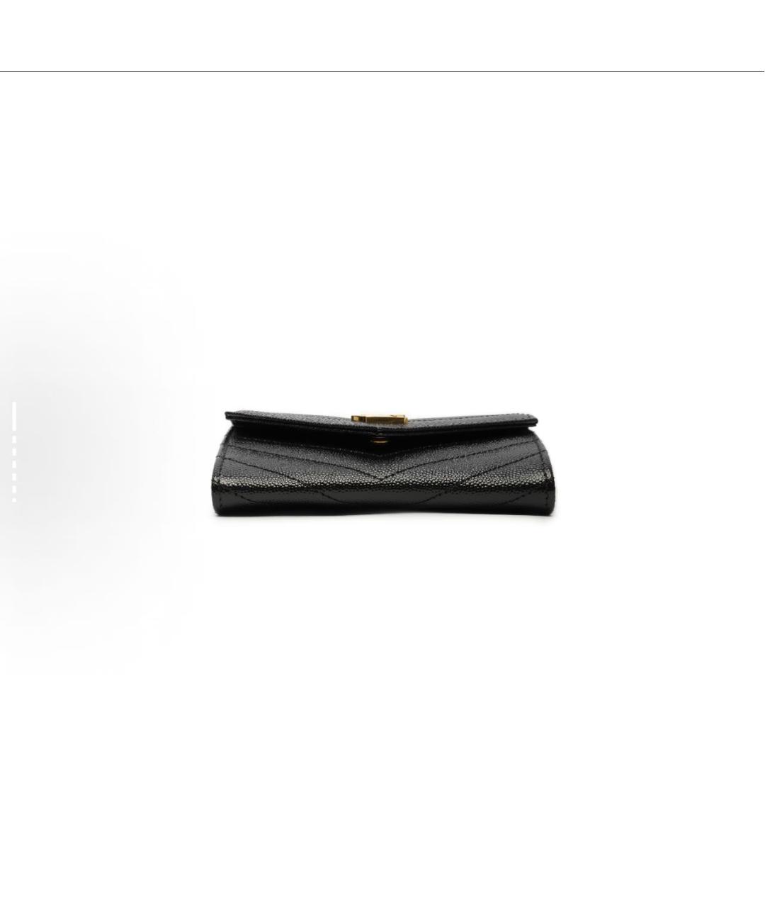 SAINT LAURENT Черный кошелек, фото 4