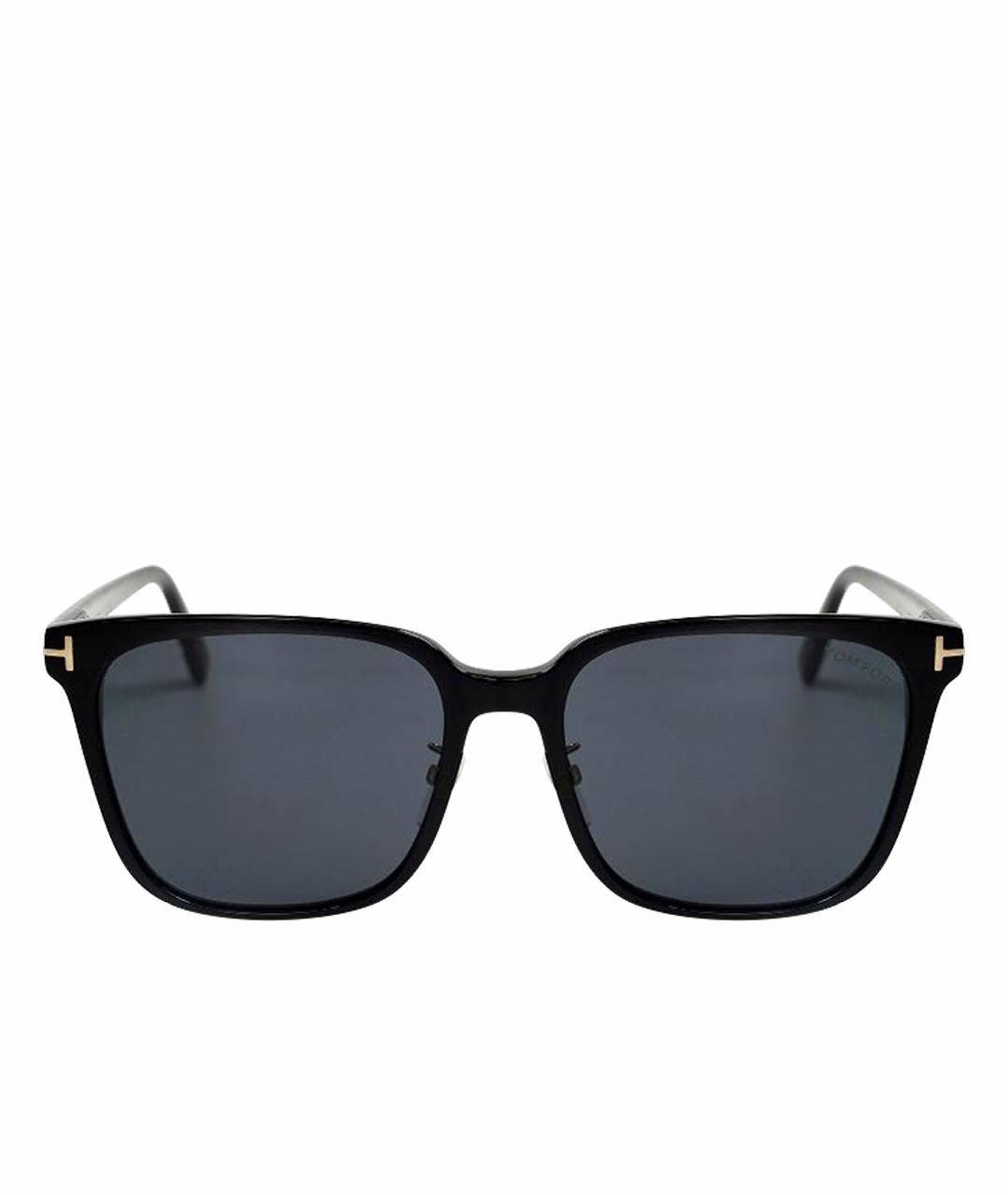 TOM FORD Черные пластиковые солнцезащитные очки, фото 1