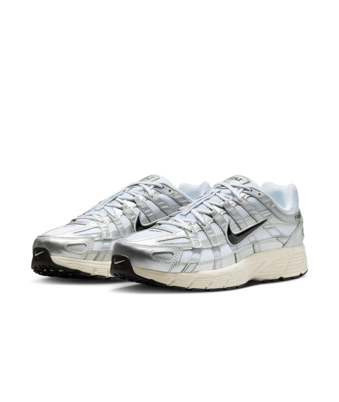 NIKE Белые текстильные кроссовки, фото 2