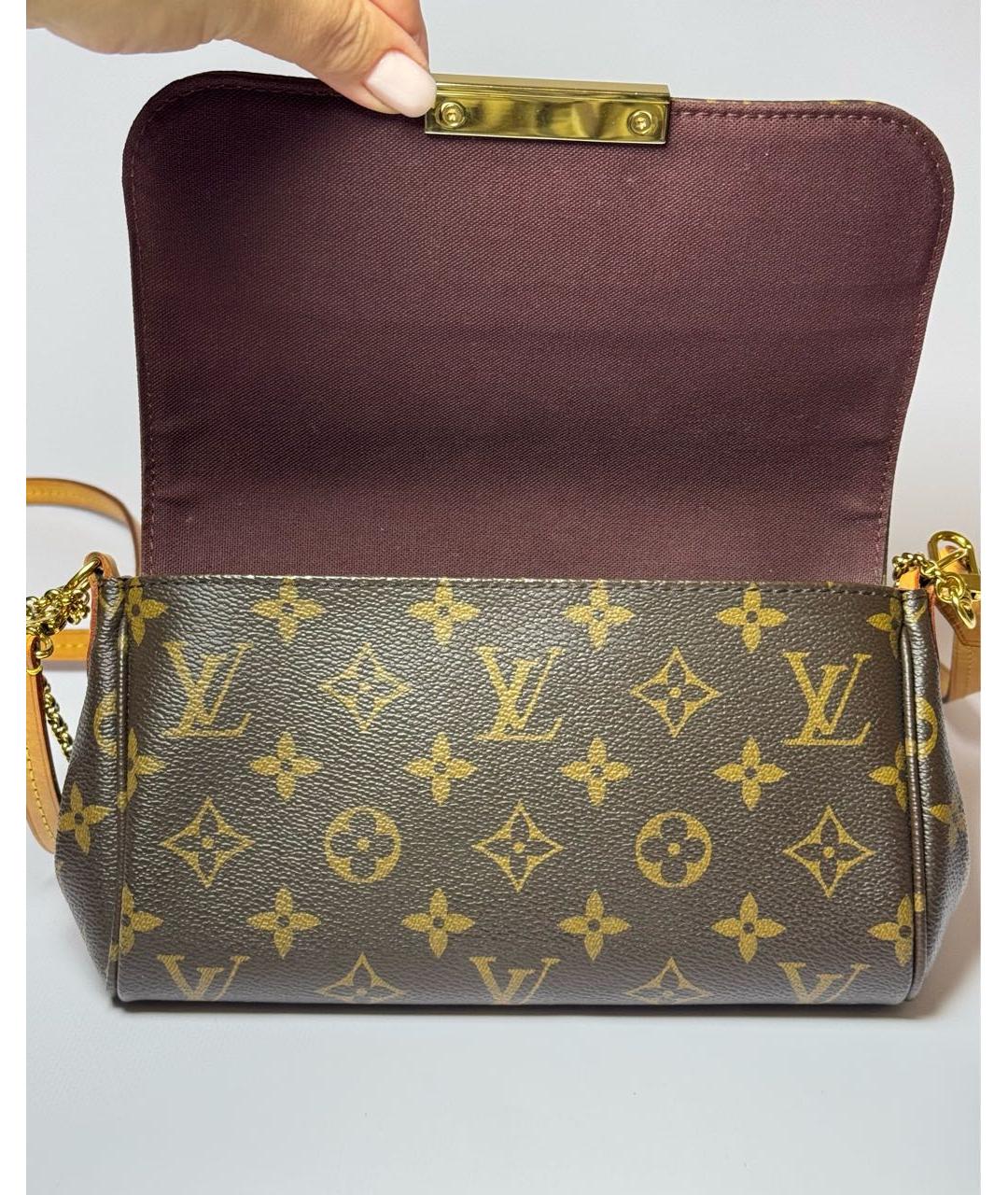 LOUIS VUITTON Коричневая сумка через плечо, фото 4