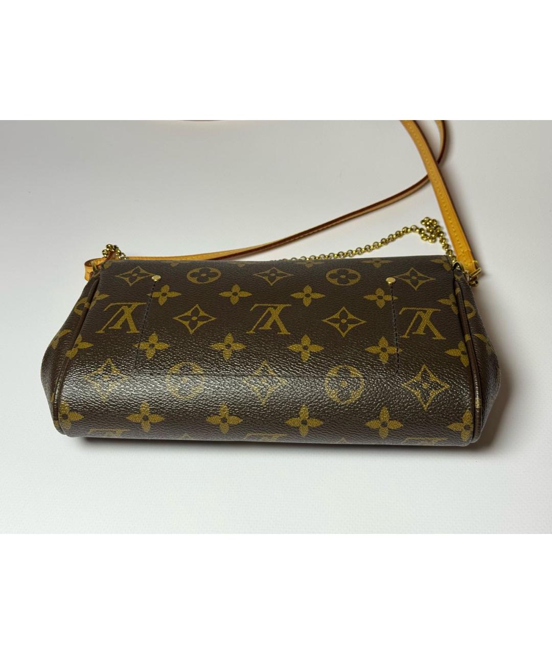 LOUIS VUITTON Коричневая сумка через плечо, фото 7