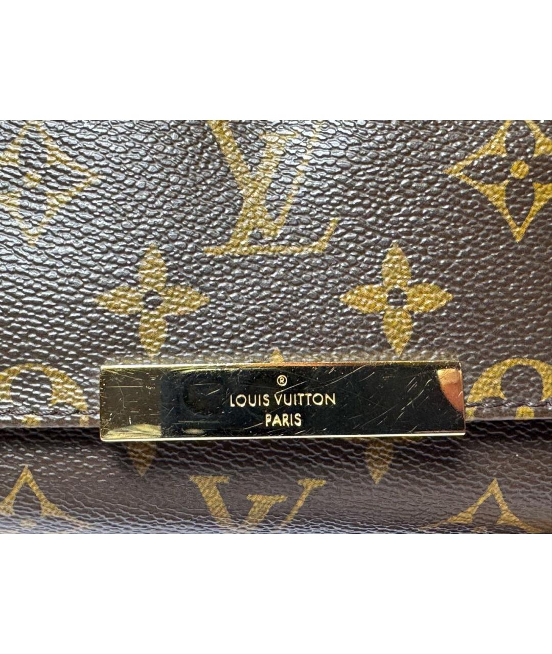 LOUIS VUITTON Коричневая сумка через плечо, фото 5