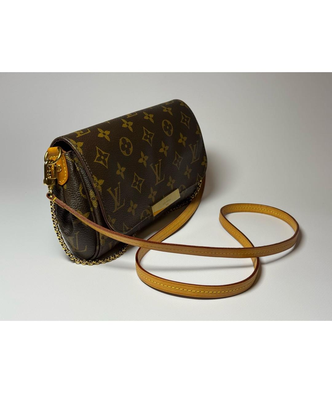 LOUIS VUITTON Коричневая сумка через плечо, фото 2