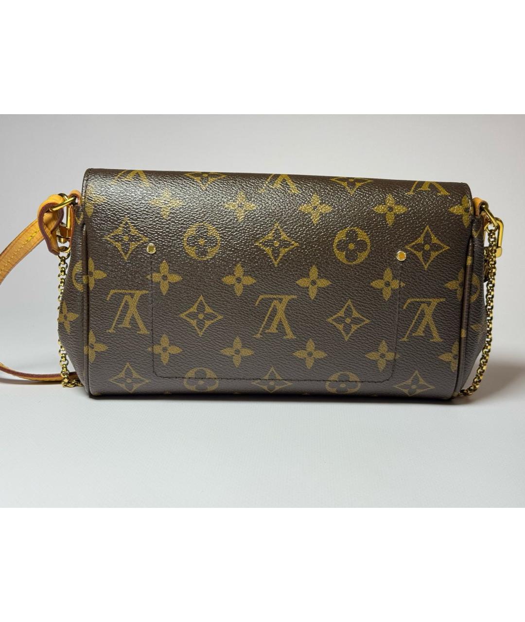 LOUIS VUITTON Коричневая сумка через плечо, фото 3