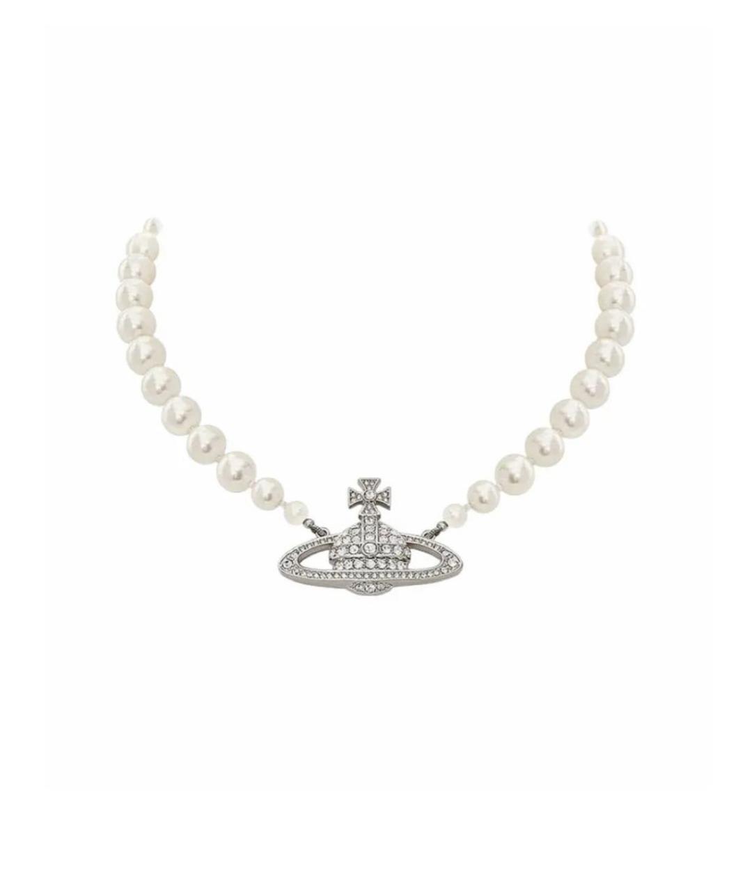 VIVIENNE WESTWOOD Серебряная жемчужная подвеска, фото 1