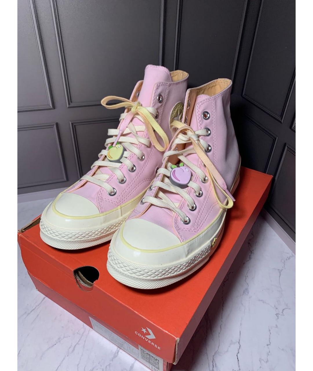 CONVERSE Розовые кеды, фото 2
