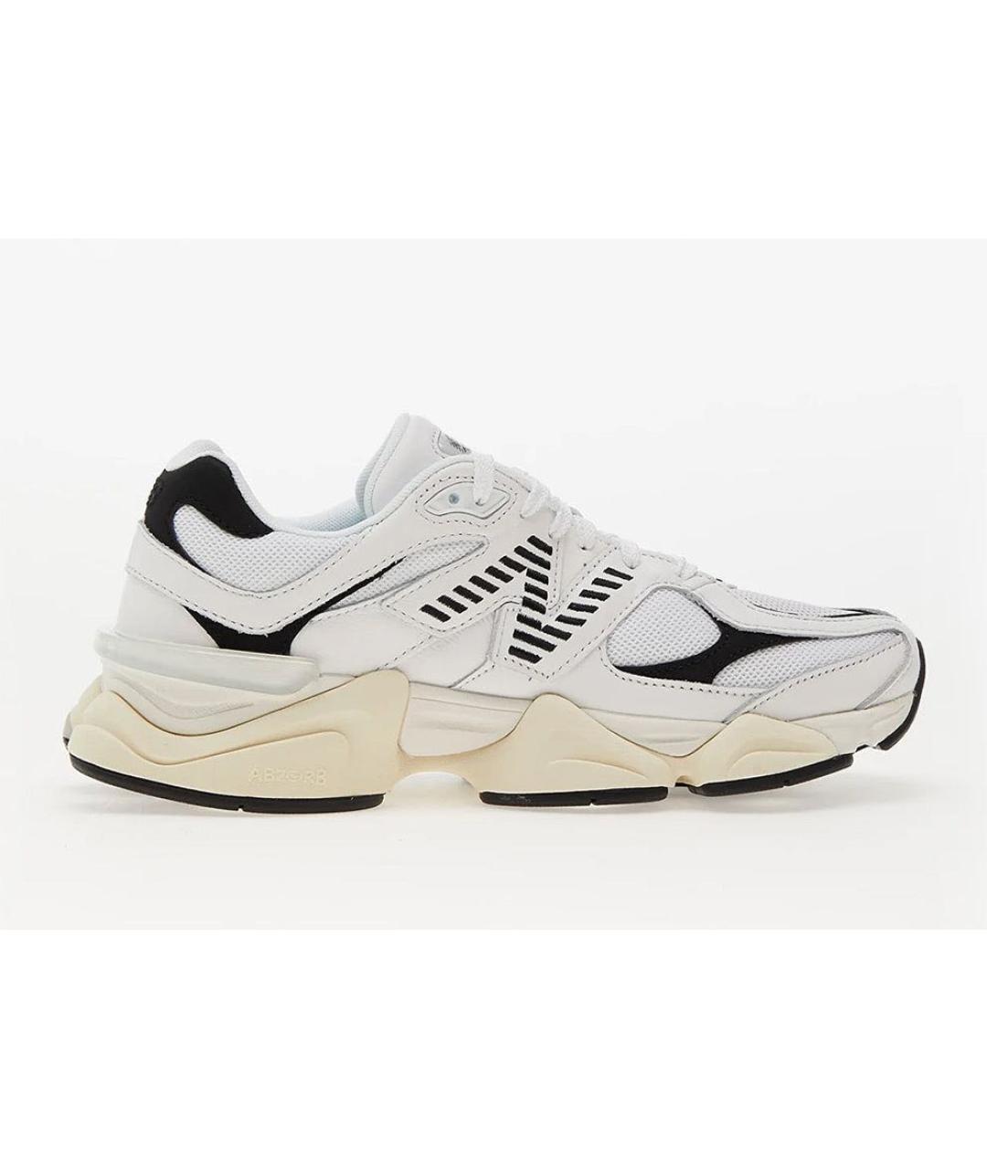 NEW BALANCE Белые кожаные низкие кроссовки / кеды, фото 5