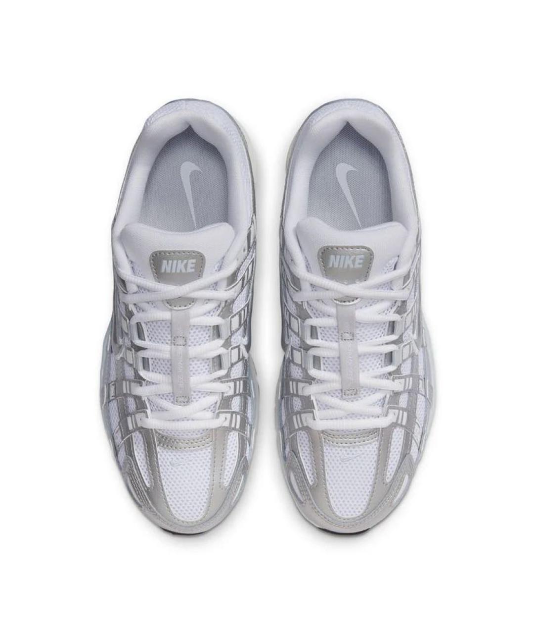 NIKE Белые текстильные кроссовки, фото 3