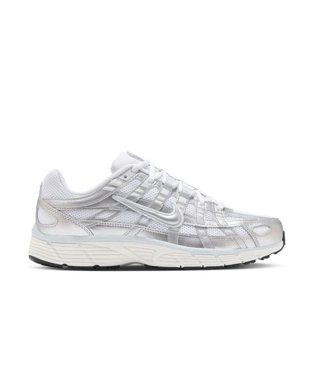 NIKE Белые текстильные кроссовки, фото 4