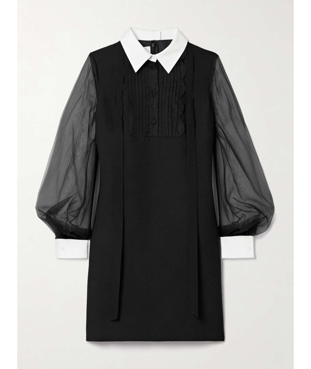 VALENTINO Черное коктейльное платье, фото 10