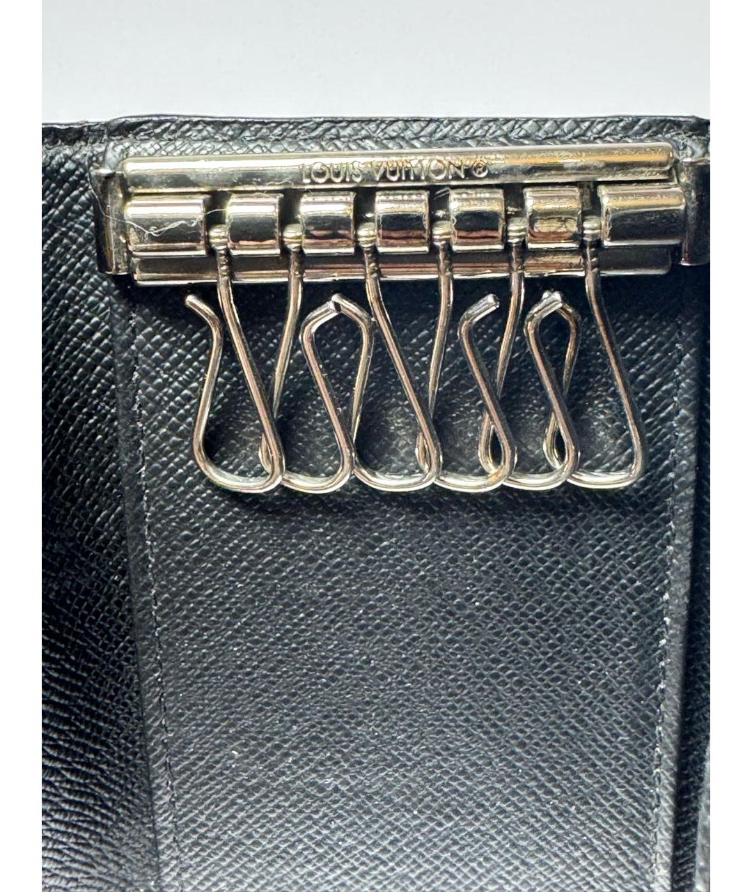LOUIS VUITTON Черная ключница, фото 8