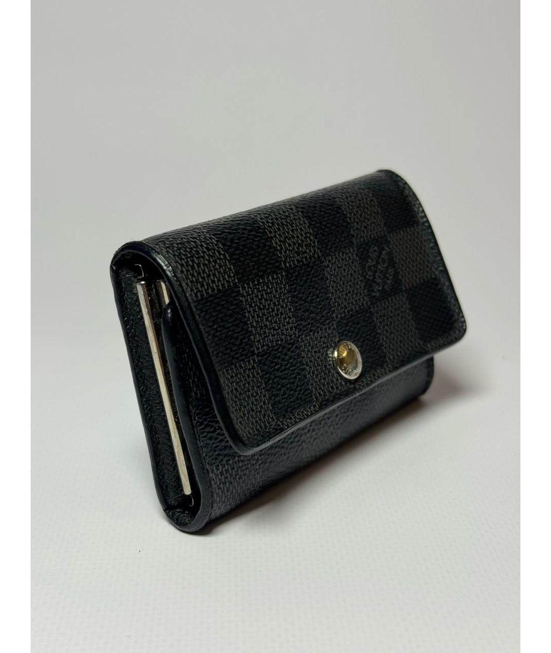 LOUIS VUITTON Черная ключница, фото 2