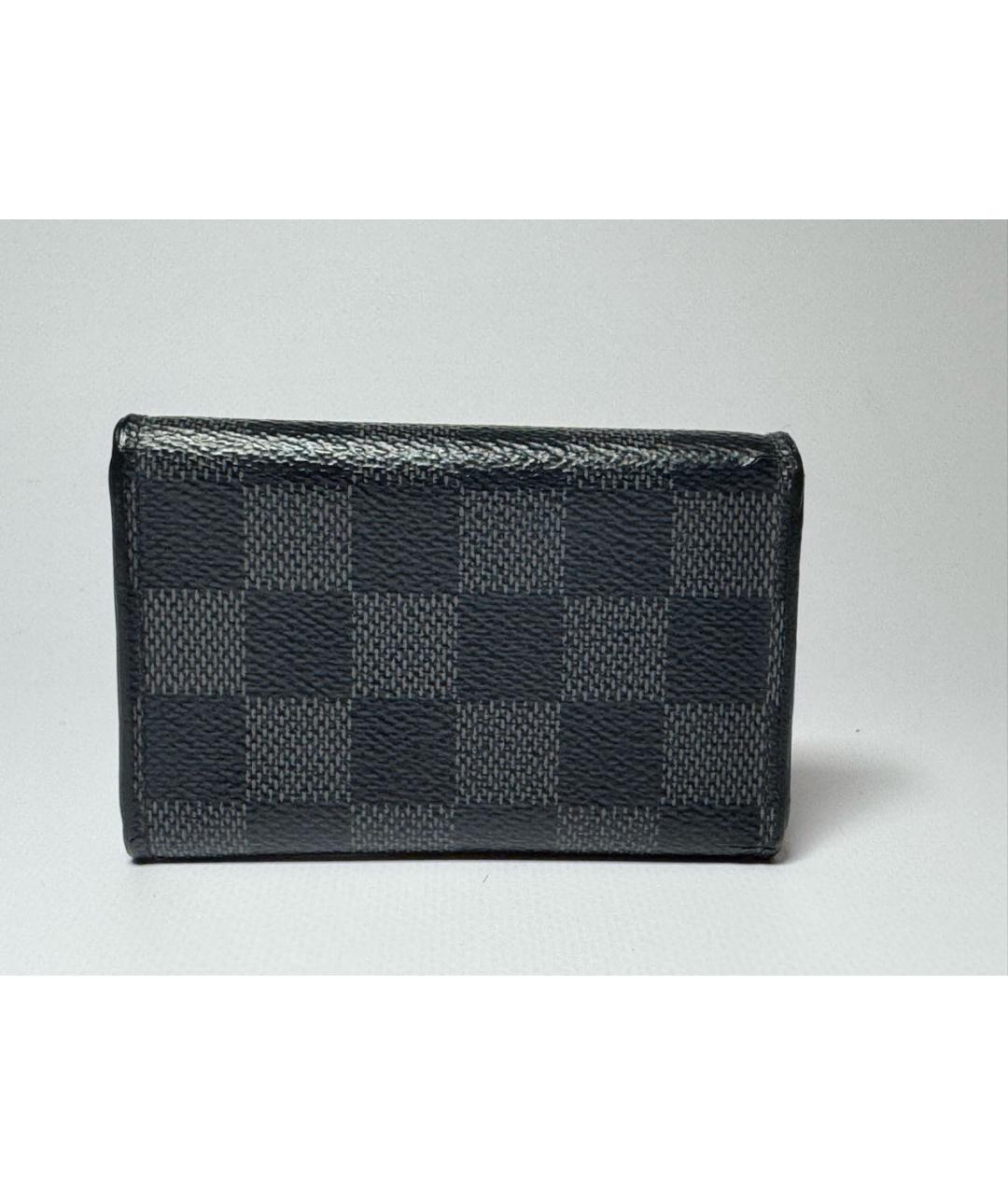 LOUIS VUITTON Черная ключница, фото 3
