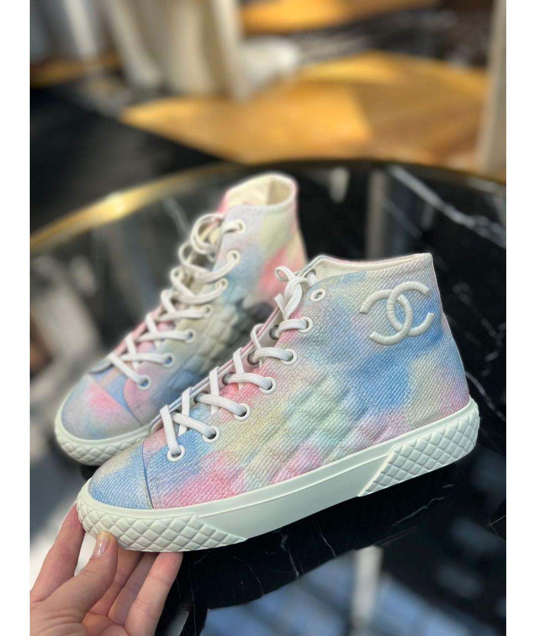CHANEL Мульти кеды, фото 2