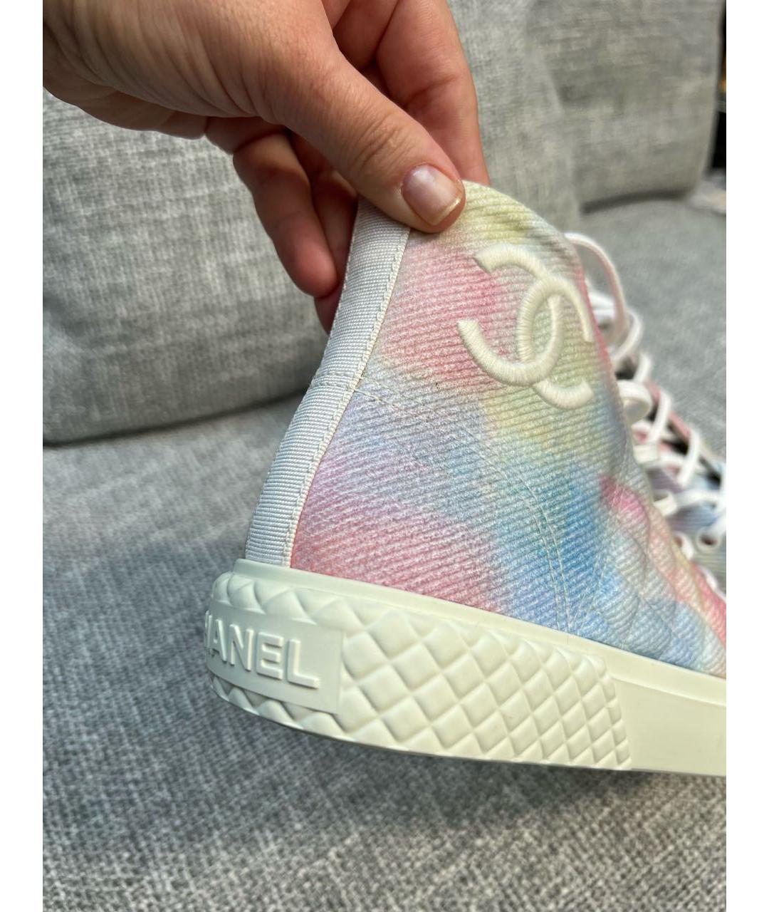 CHANEL Мульти кеды, фото 8
