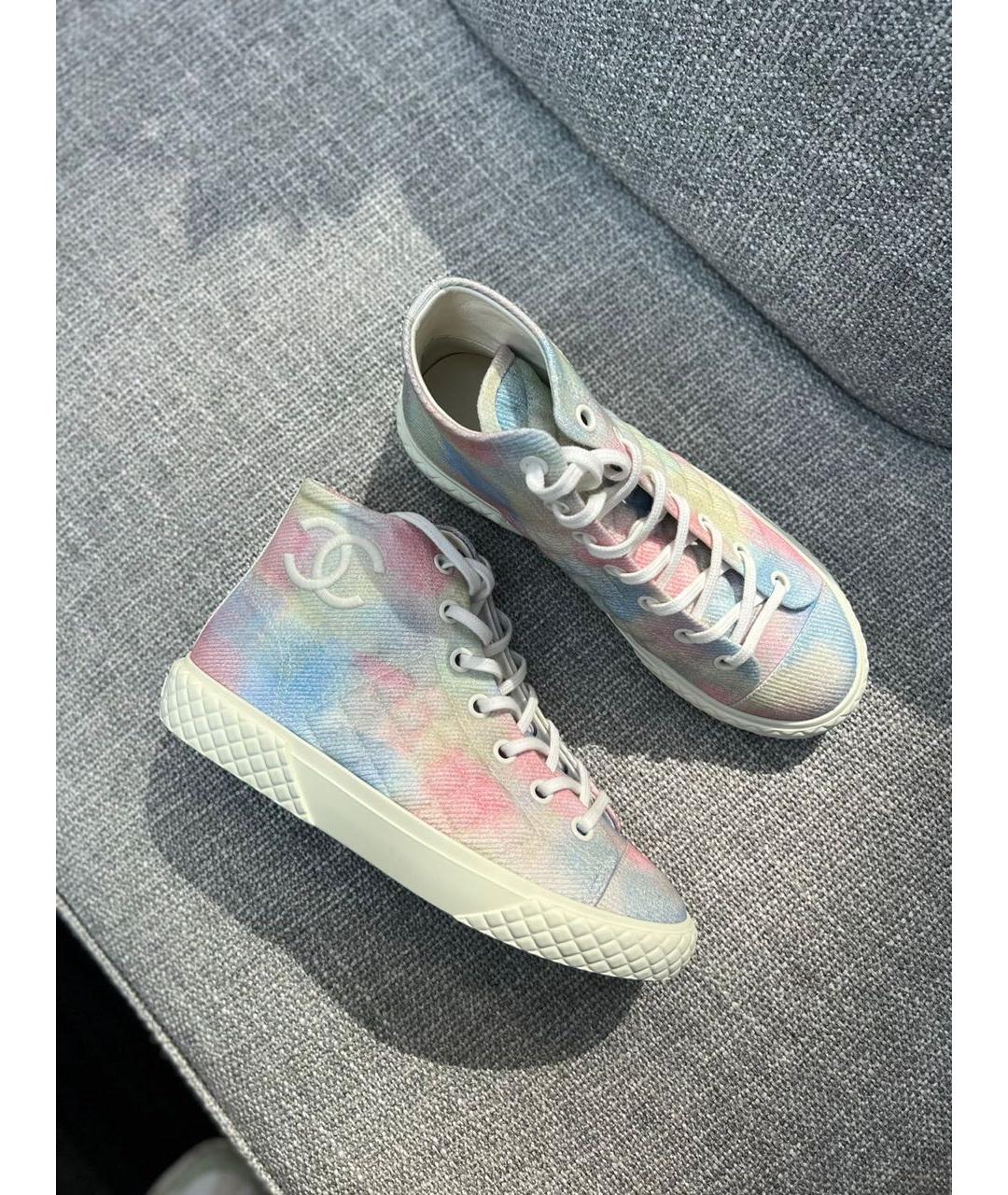 CHANEL Мульти кеды, фото 3
