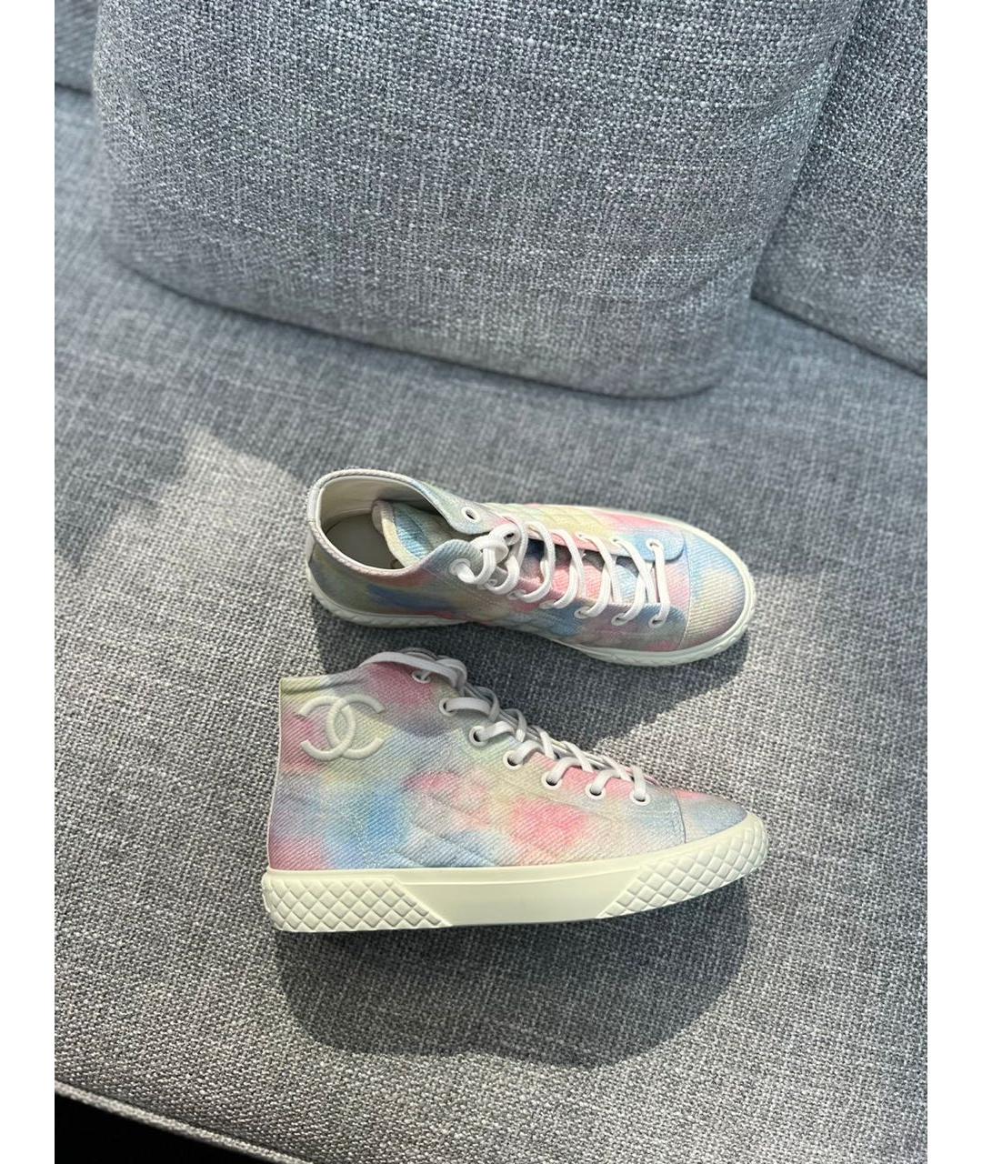 CHANEL Мульти кеды, фото 4