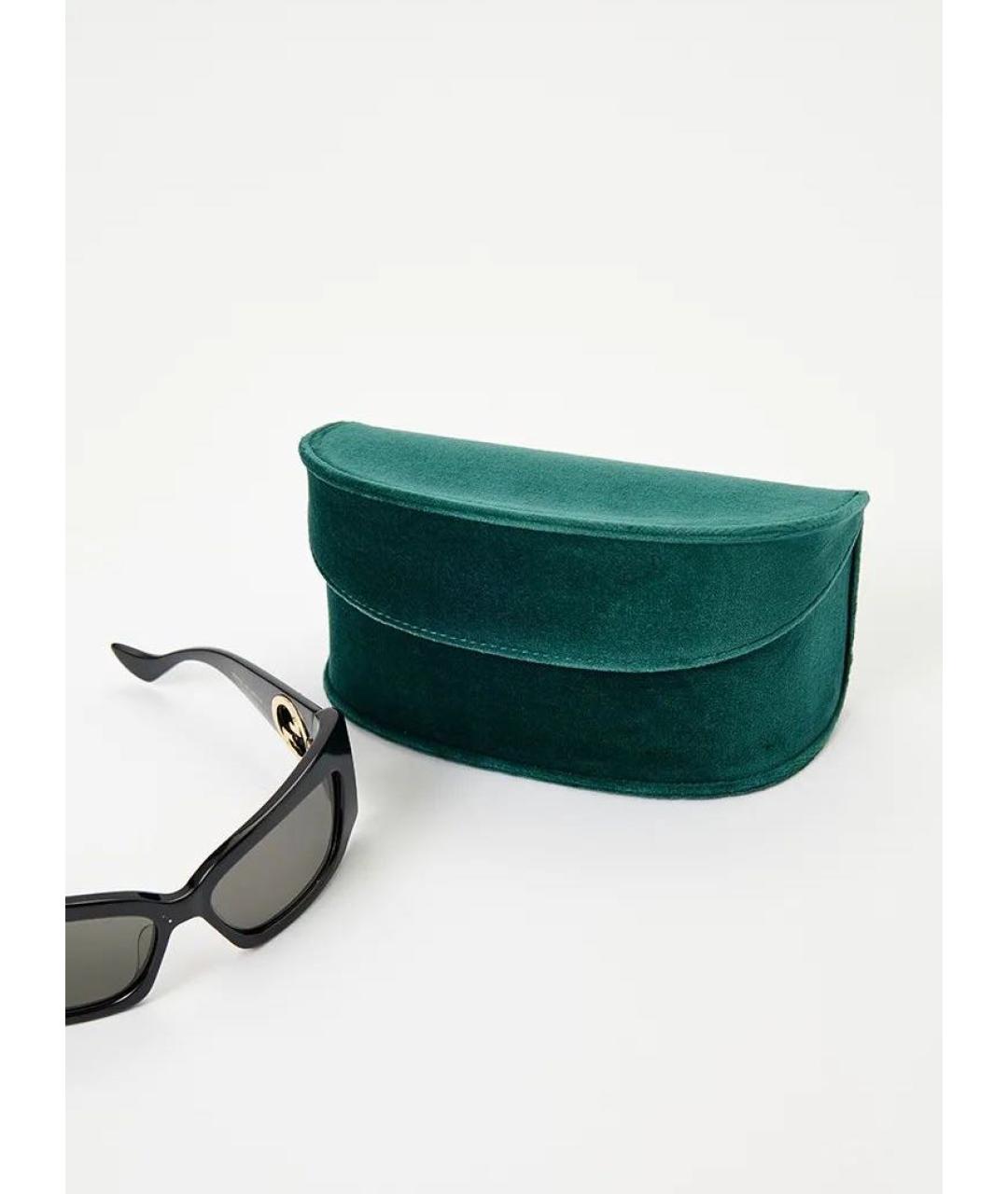 GUCCI Черные пластиковые солнцезащитные очки, фото 4