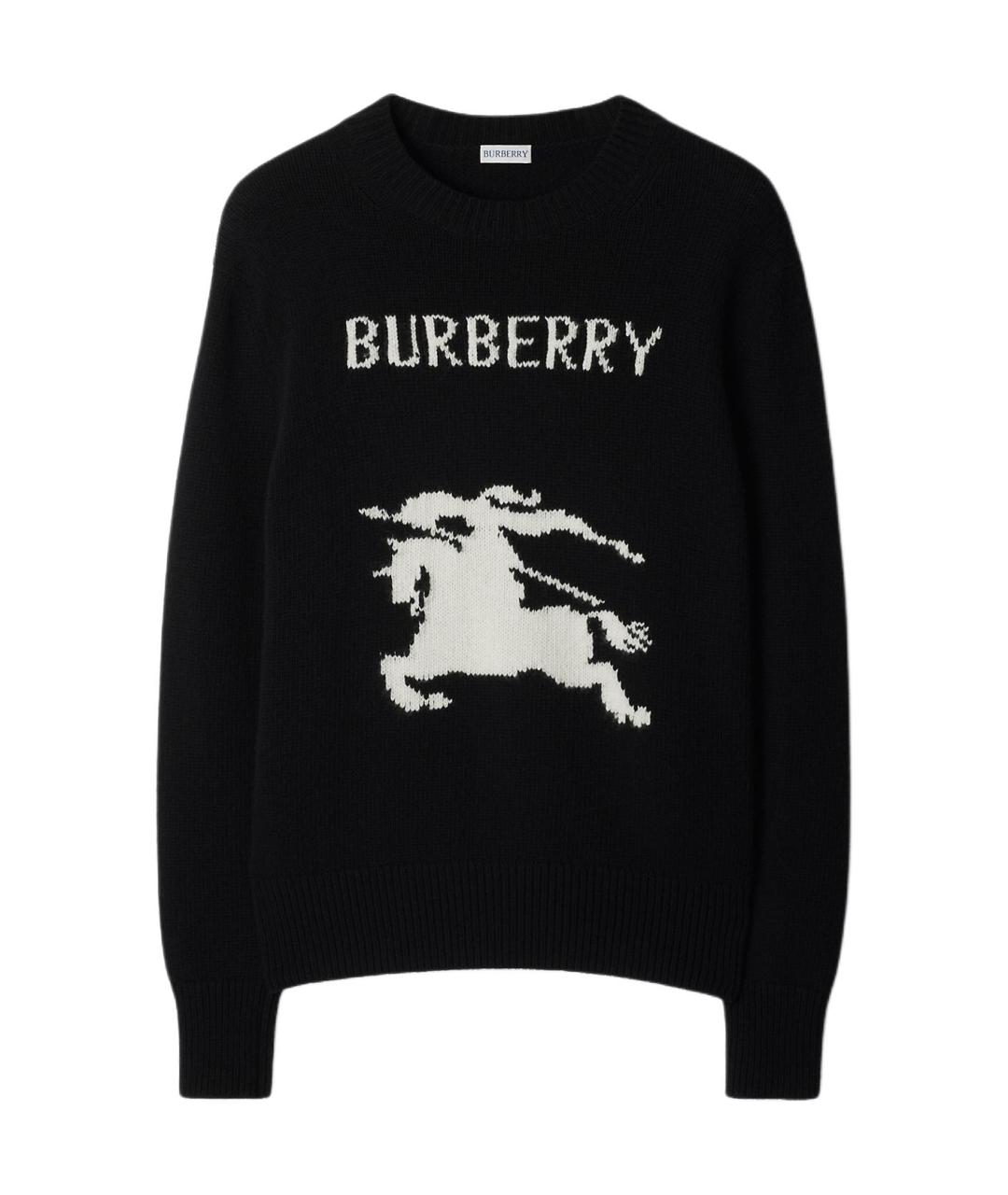 BURBERRY Черный джемпер / свитер, фото 1