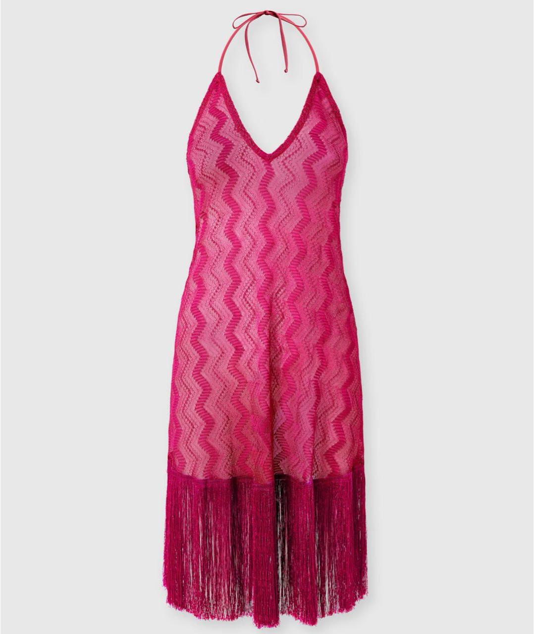 MISSONI Фуксия вискозное платье, фото 6