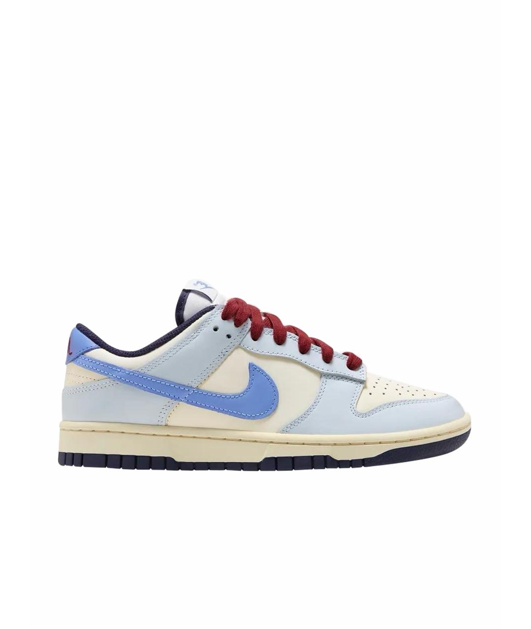 NIKE Голубые кожаные кроссовки, фото 1