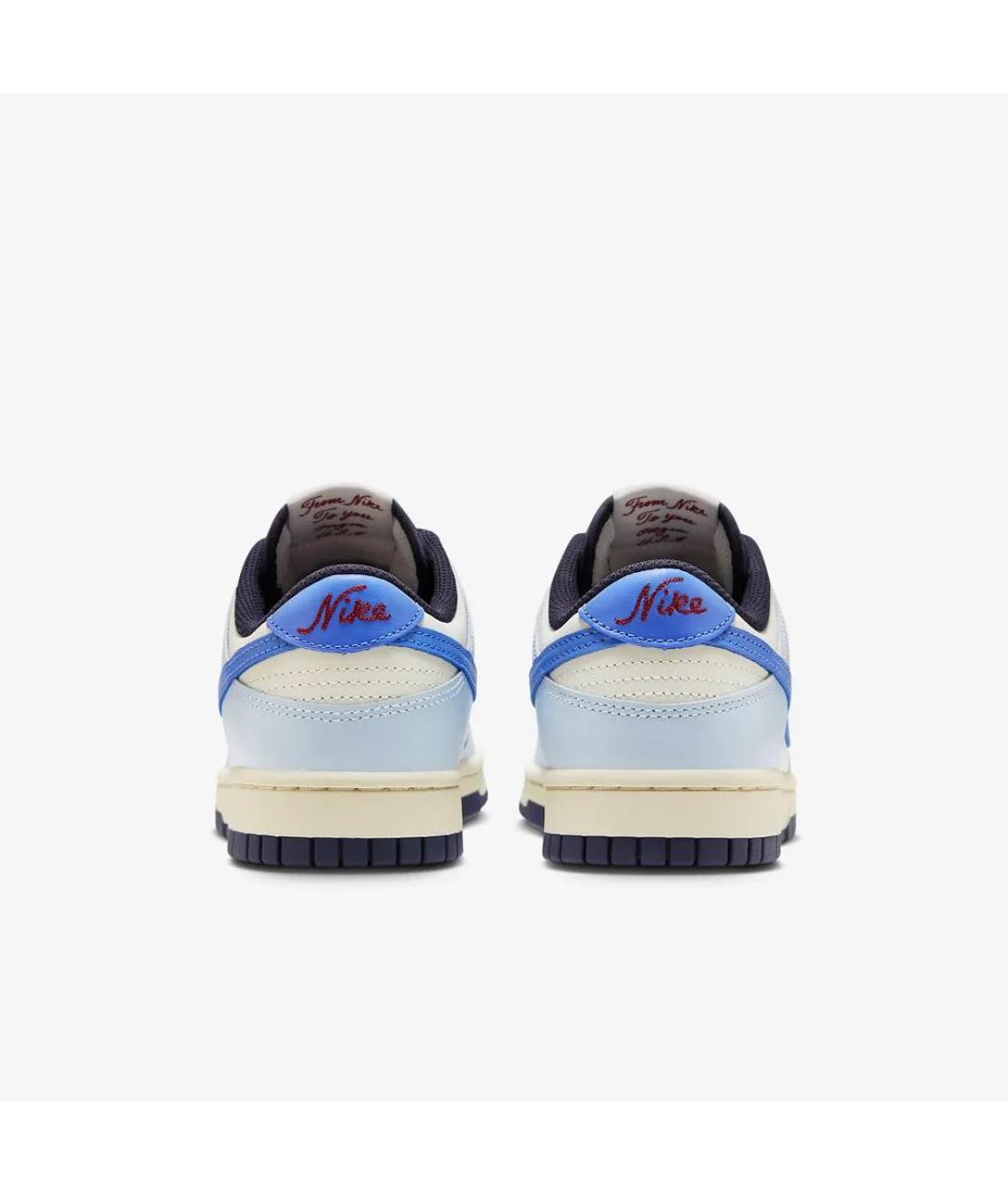 NIKE Голубые кожаные кроссовки, фото 4