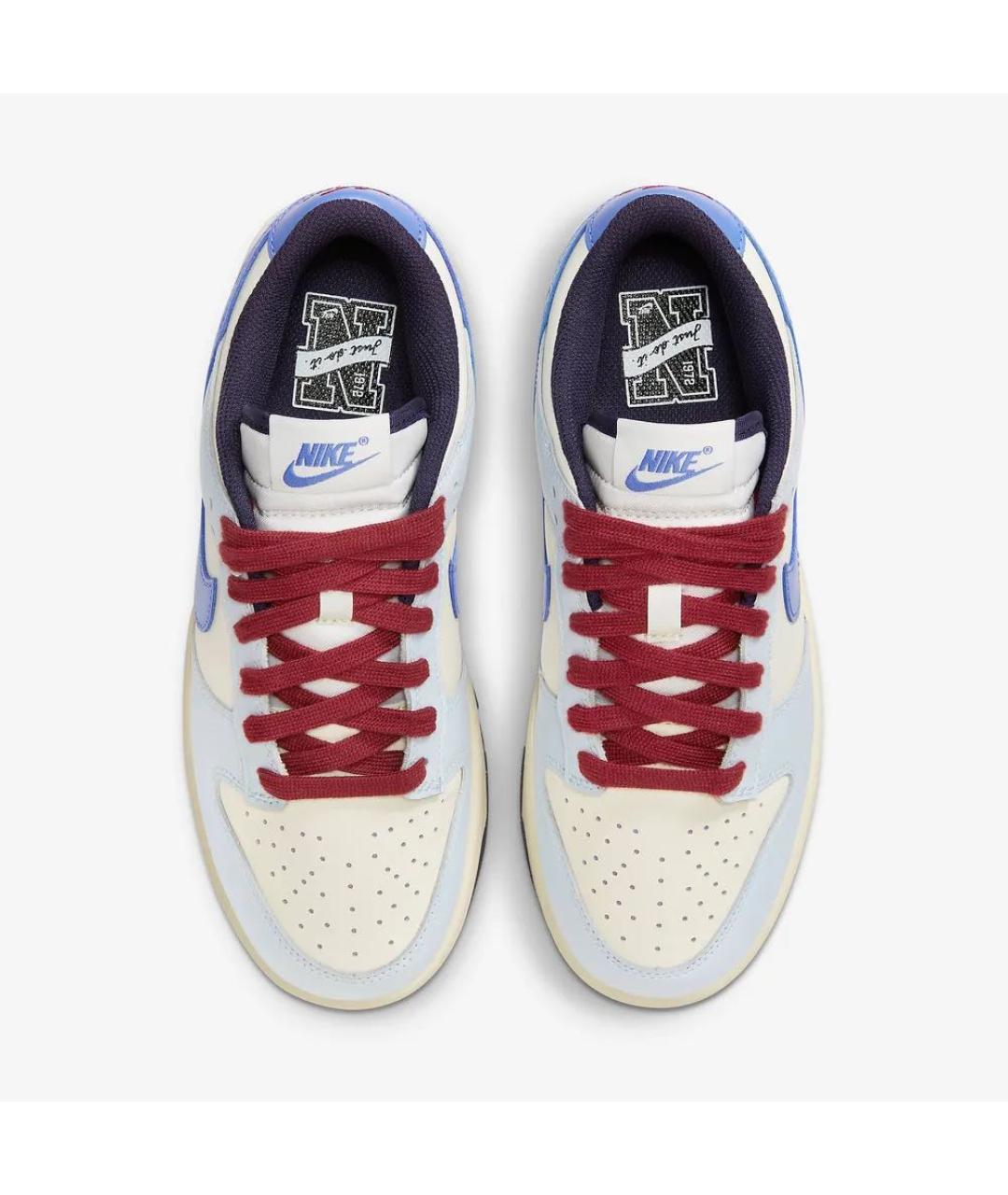 NIKE Голубые кожаные кроссовки, фото 3