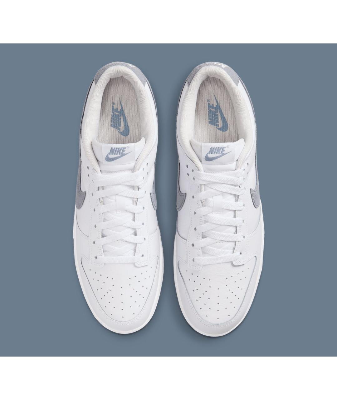 NIKE Белые кожаные низкие кроссовки / кеды, фото 3