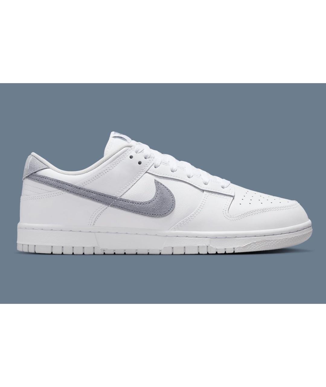 NIKE Белые кожаные низкие кроссовки / кеды, фото 5