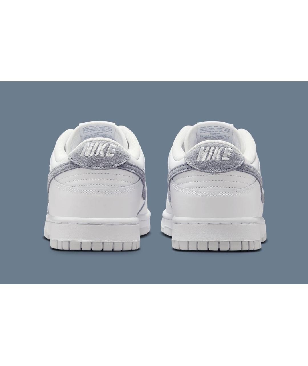 NIKE Белые кожаные низкие кроссовки / кеды, фото 4